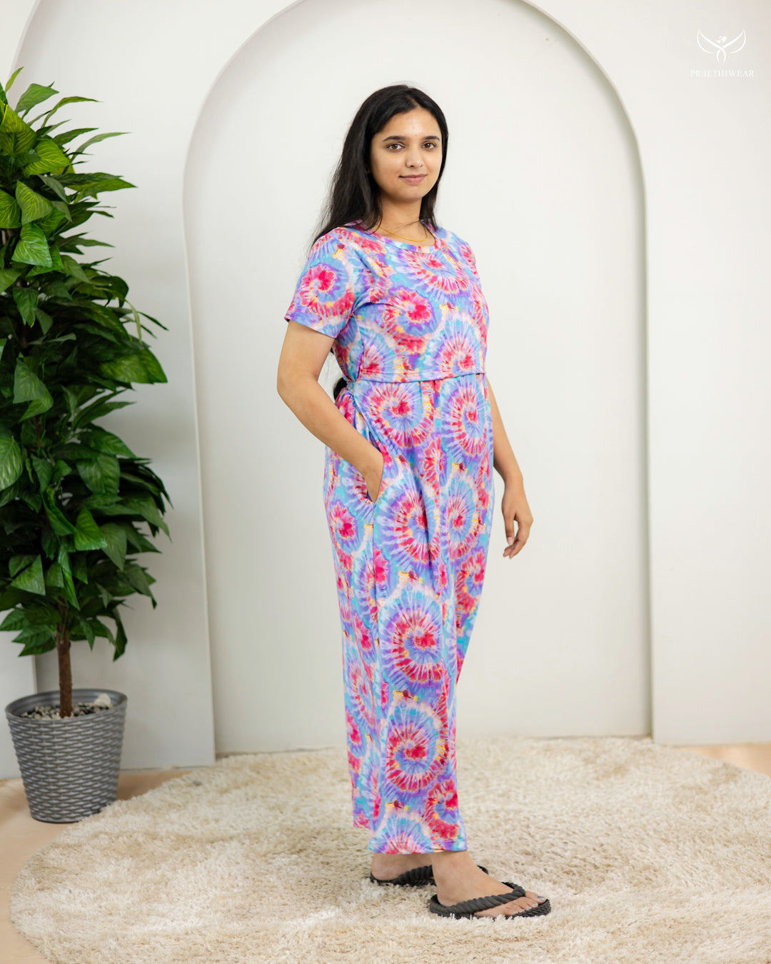 Amutha Ultimate SoftCotton Full Length Maternity Loungewear
