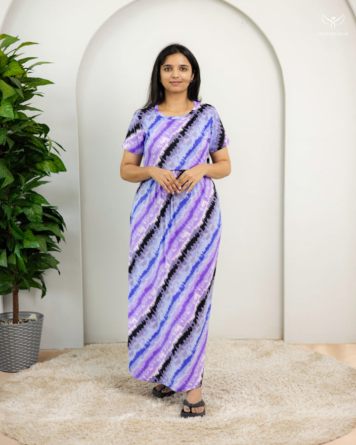 Sakthi  SoftCotton Full Length Maternity Loungewear