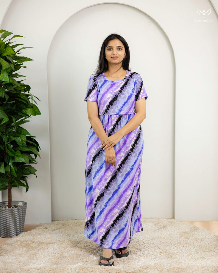 Sakthi  SoftCotton Full Length Maternity Loungewear