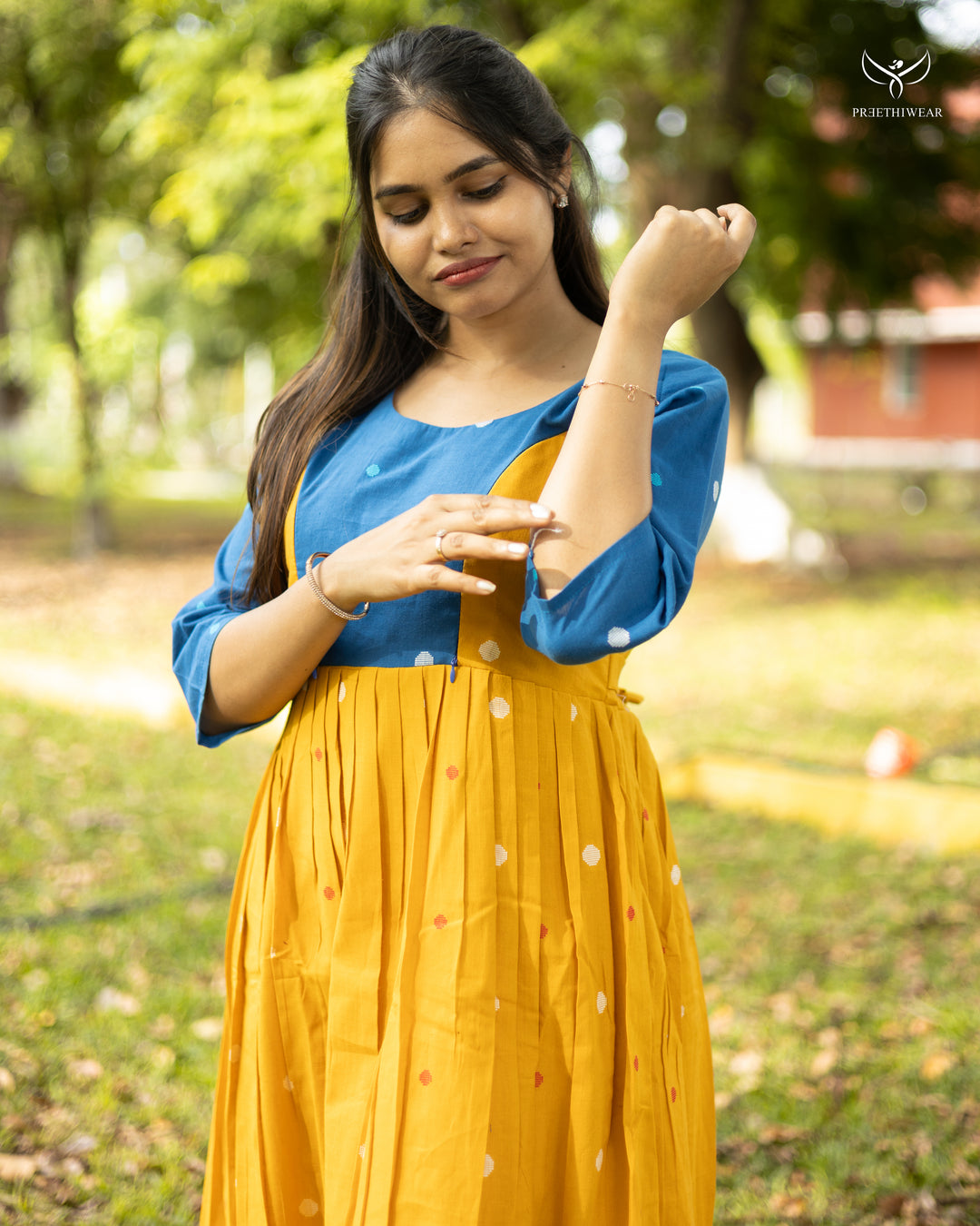 Poovizhi  Maternity Dress