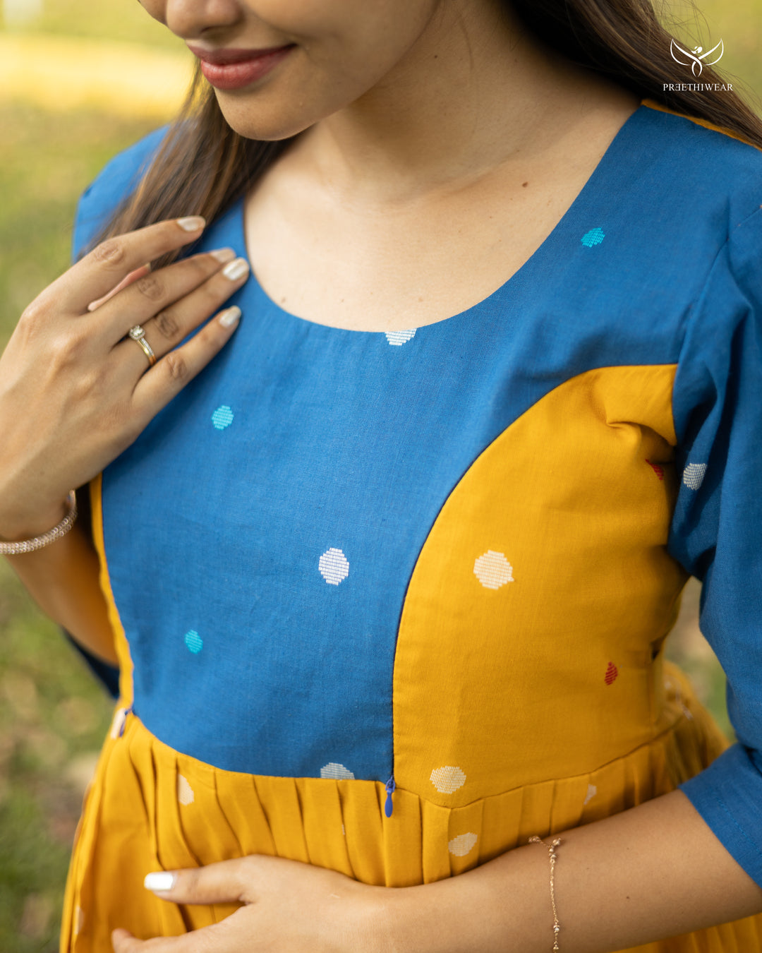 Poovizhi  Maternity Dress