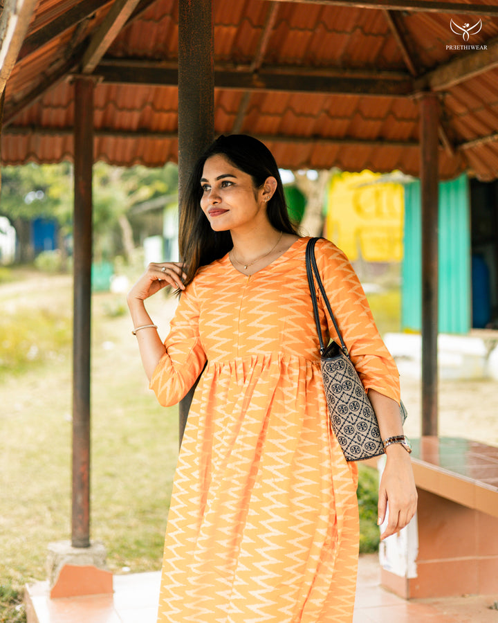 Rahini2  Maternity Dress with center Zip
