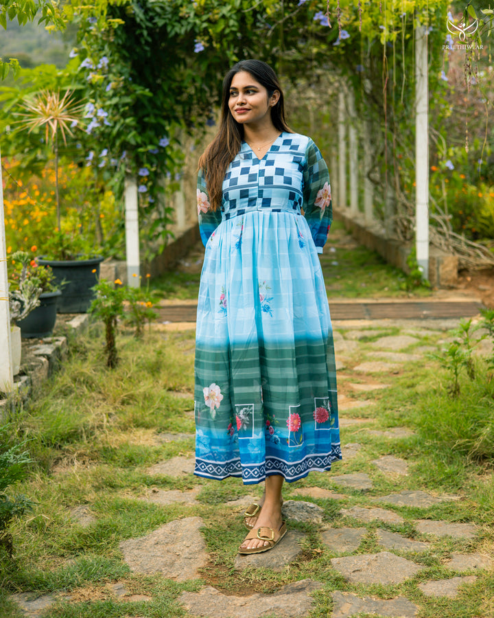 Yasika Maternity Dress with center Zip
