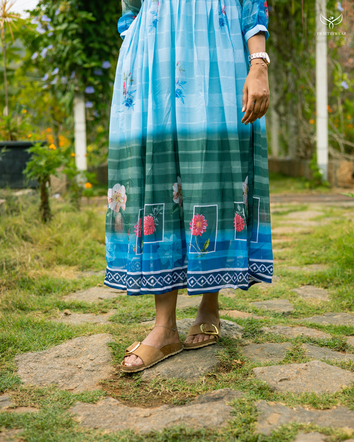 Yasika Maternity Dress with center Zip