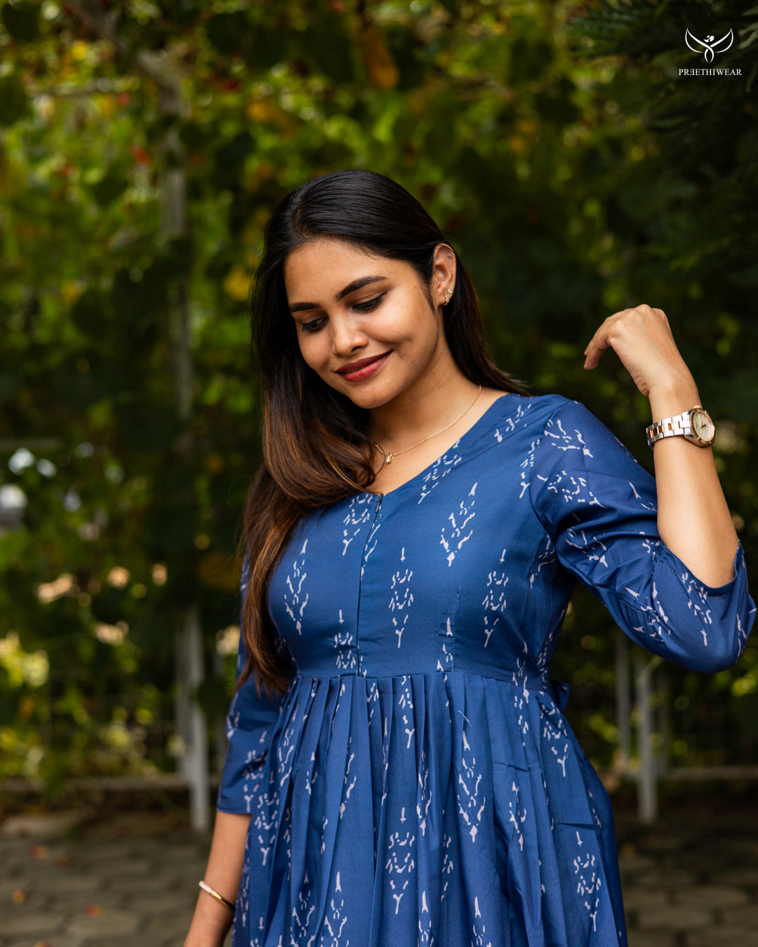 Akhila3  Maternity Dress with center Zip(PREORDER-SEP30)