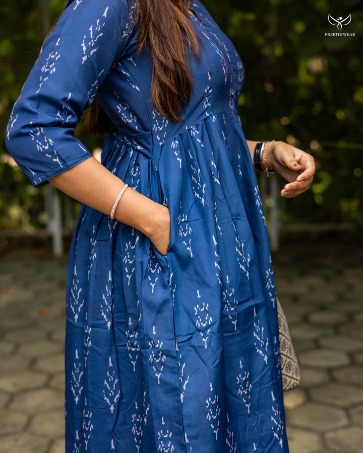 Akhila3  Maternity Dress with center Zip(PREORDER-SEP30)