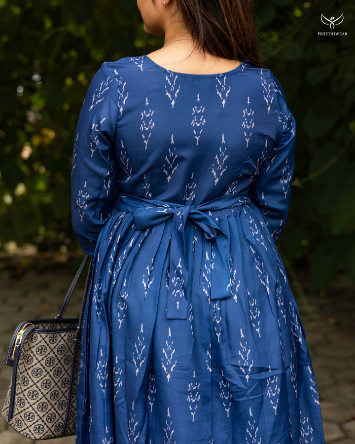 Akhila3  Maternity Dress with center Zip(PREORDER-SEP30)