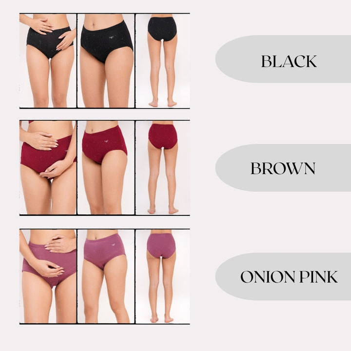 Combo Everyday Maternity Panties (Pre & Post Delivery) – Pack of 3