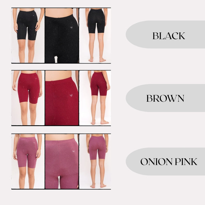 Preethiwear Maternity & Postpartum Tights  Pack of 3