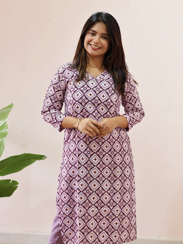 Chutki Cotton Maternity Top Pant Set