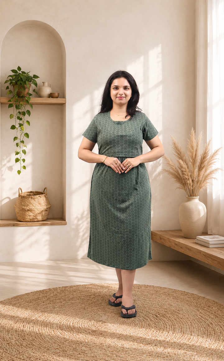 Nagilla SoftCotton Calf Length Maternity Loungewear