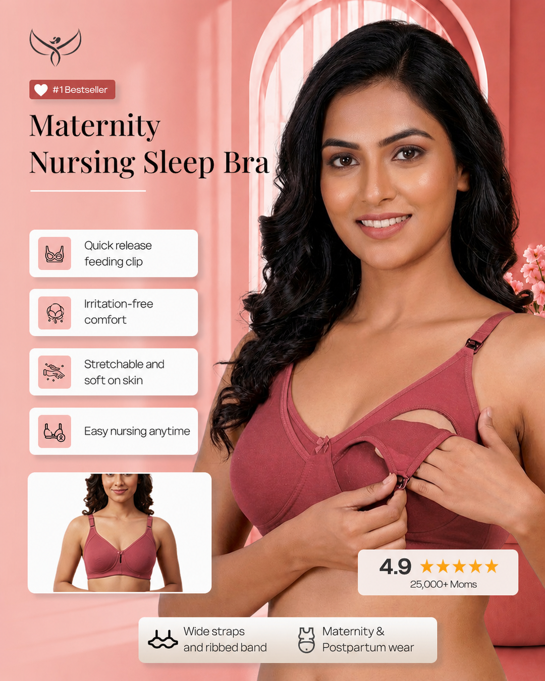 Maternity Nursing Sleep Bra