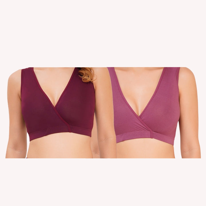 Combo Maternity Nursing Sleep Bra Pack of 2