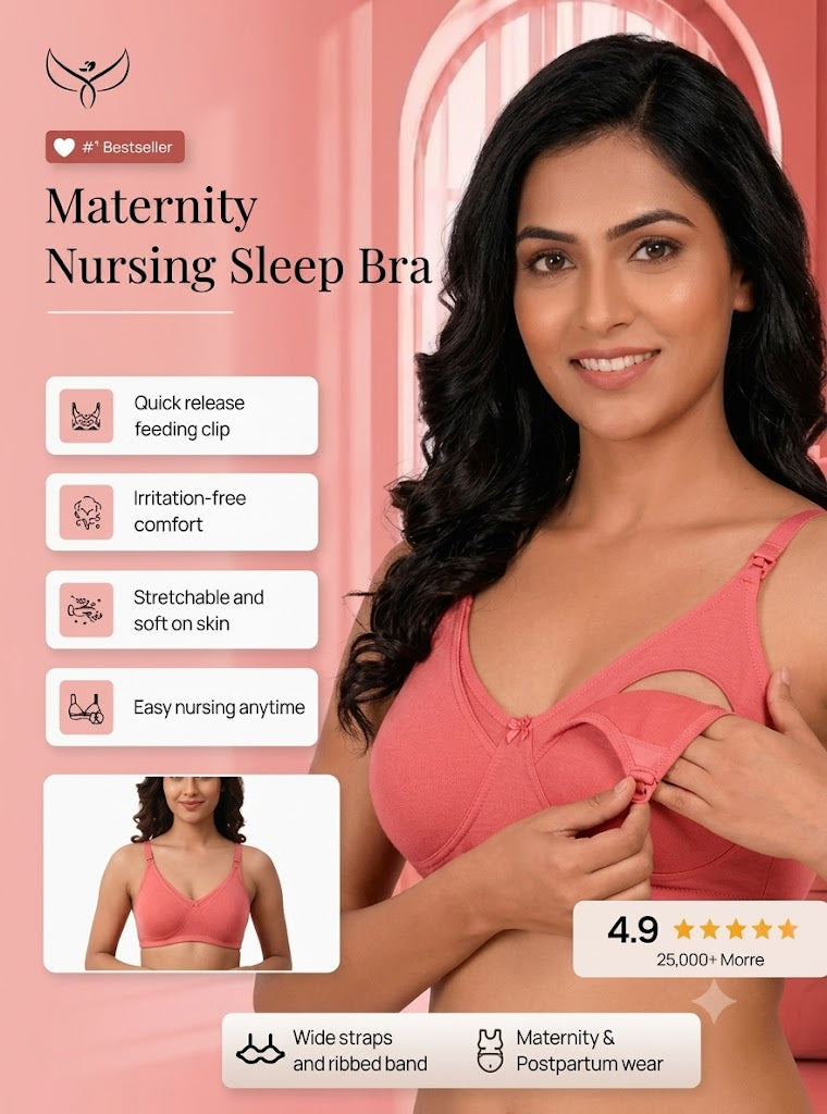 Clip-down Nursing Bra – Bamboo Cotton