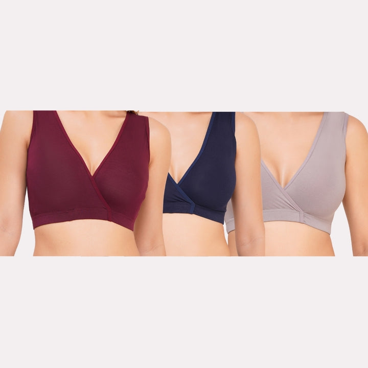 Combo Maternity Nursing Sleep Bra Pack of 3