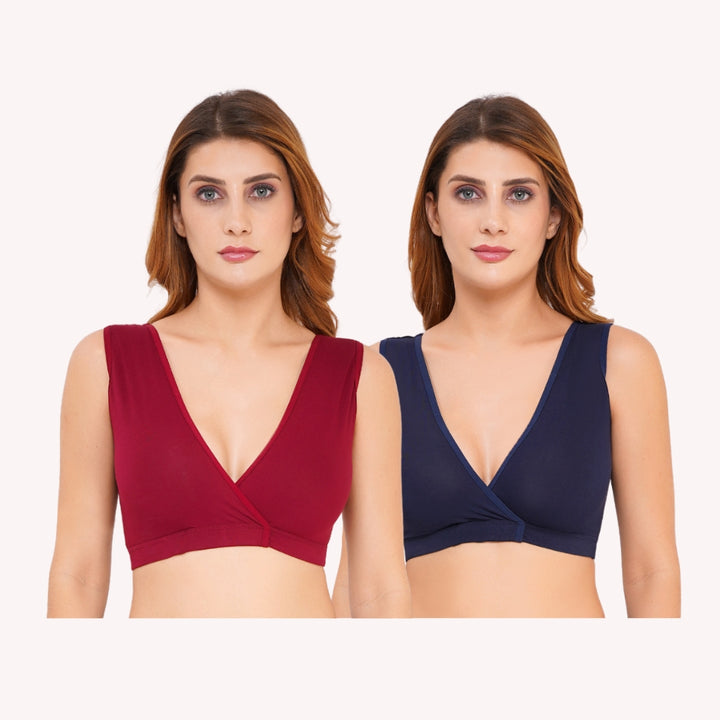 Combo Maternity Nursing Sleep Bra Pack of 2