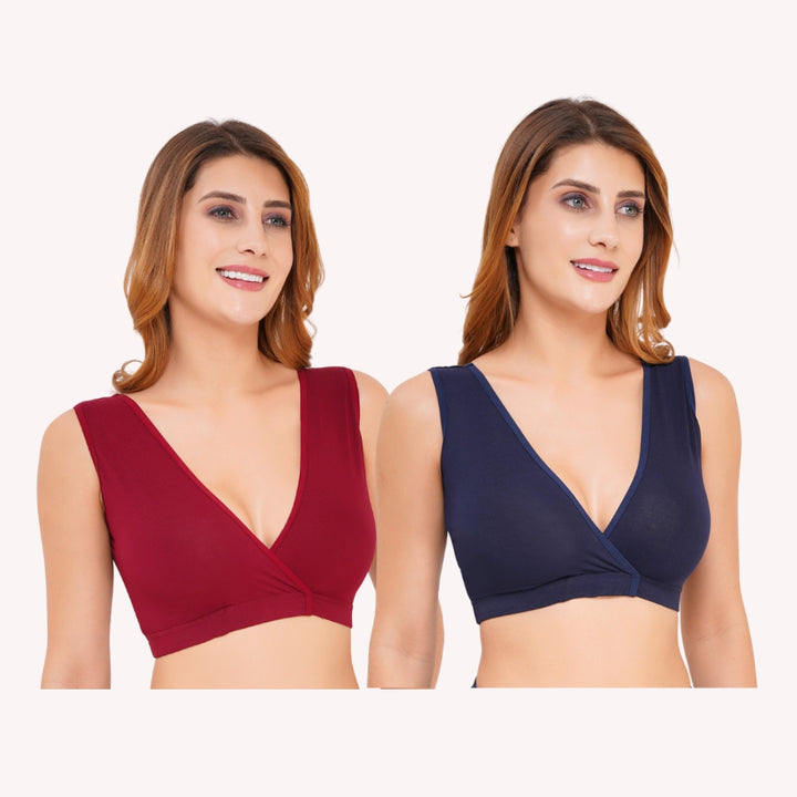 Combo Maternity Nursing Sleep Bra Pack of 2