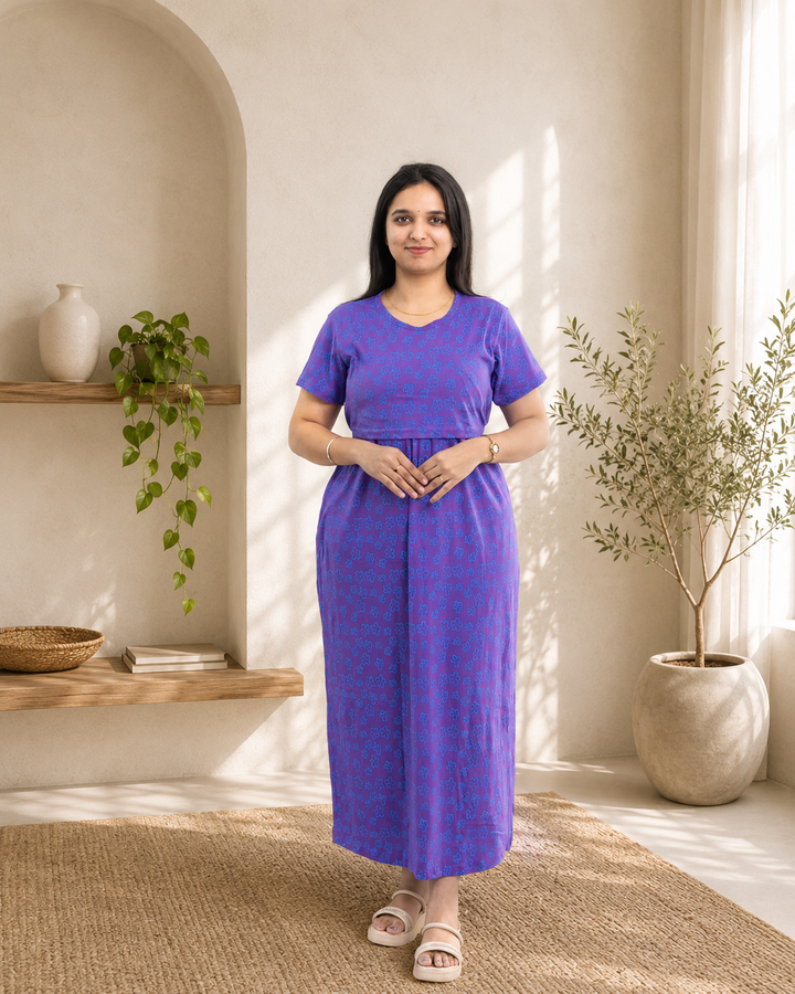 Swida Soft Cotton Full Length Maternity Loungewear