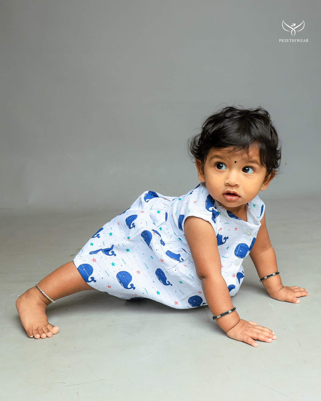 Whales Frock / Bloomers