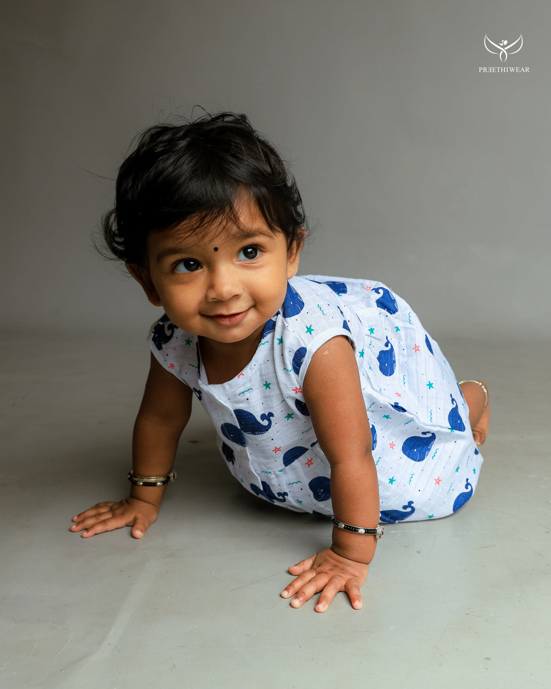 Whales Frock / Bloomers