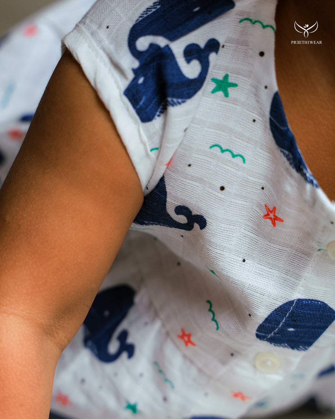 Whales Frock / Bloomers