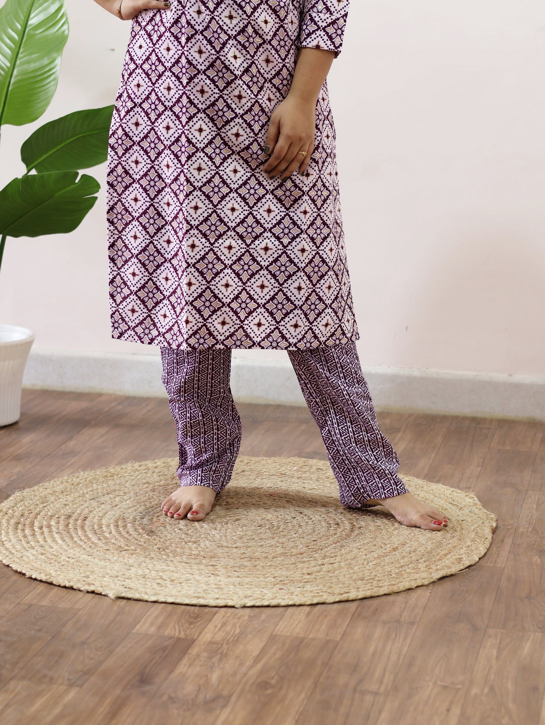 Chutki Cotton Maternity Top Pant Set