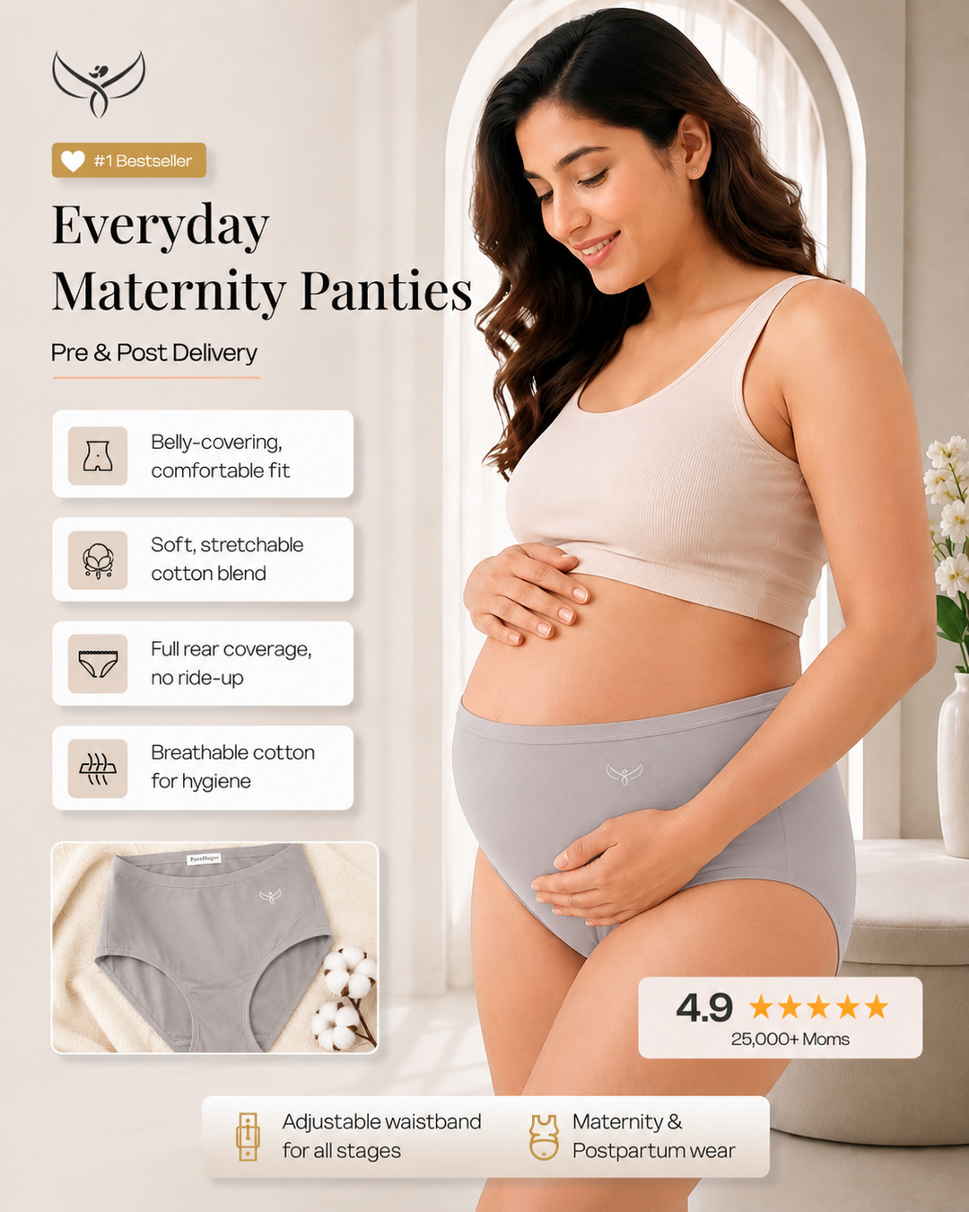 Everyday Maternity Panties (Pre & Post Delivery)