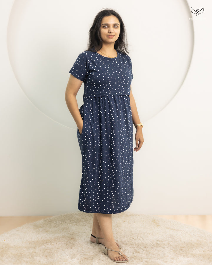 Arvitha SoftCotton Calf Length Maternity Loungewear