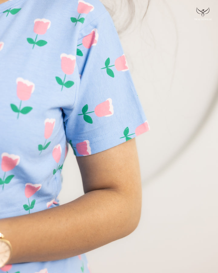 Yuvika SoftCotton Calf Length Maternity Loungewear