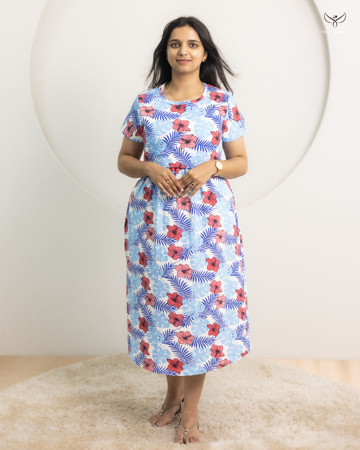 Arohi SoftCotton Calf Length Maternity Loungewear