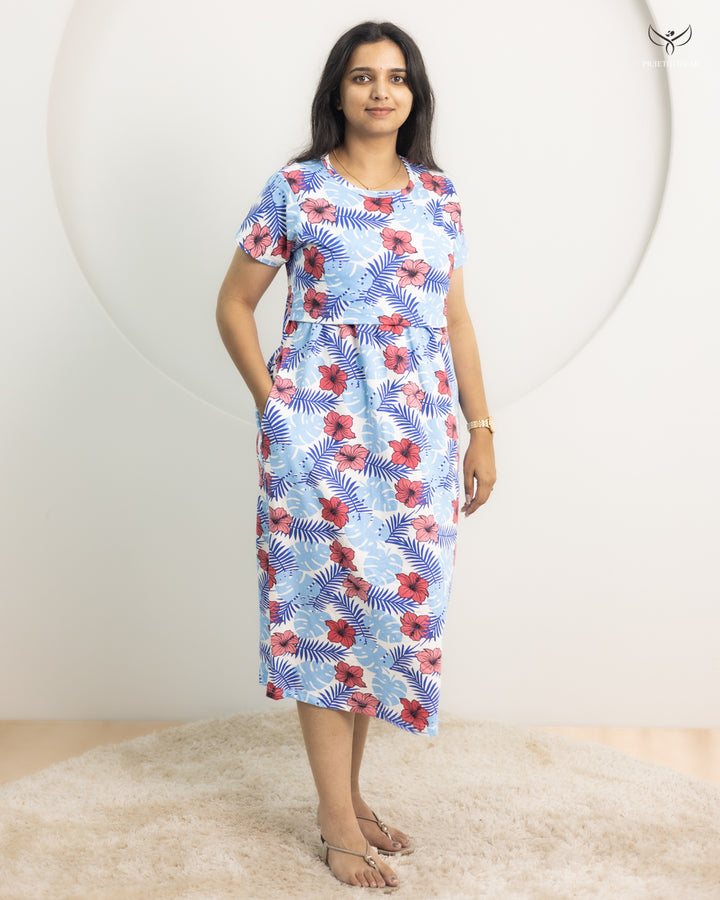 Arohi SoftCotton Calf Length Maternity Loungewear