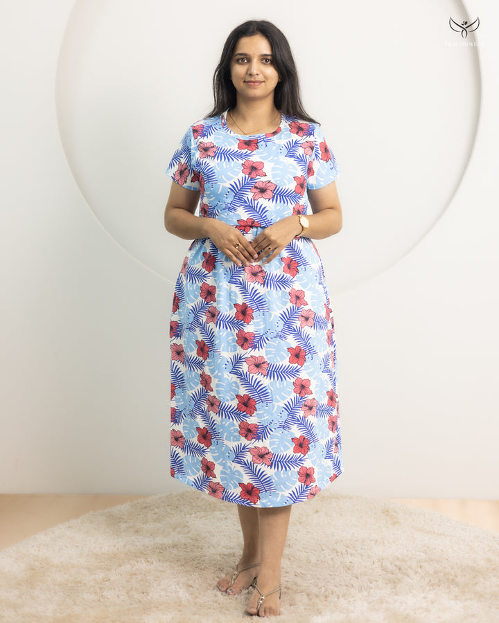 Arohi SoftCotton Calf Length Maternity Loungewear