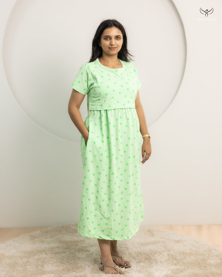 Ishi SoftCotton Calf Length Maternity Loungewear