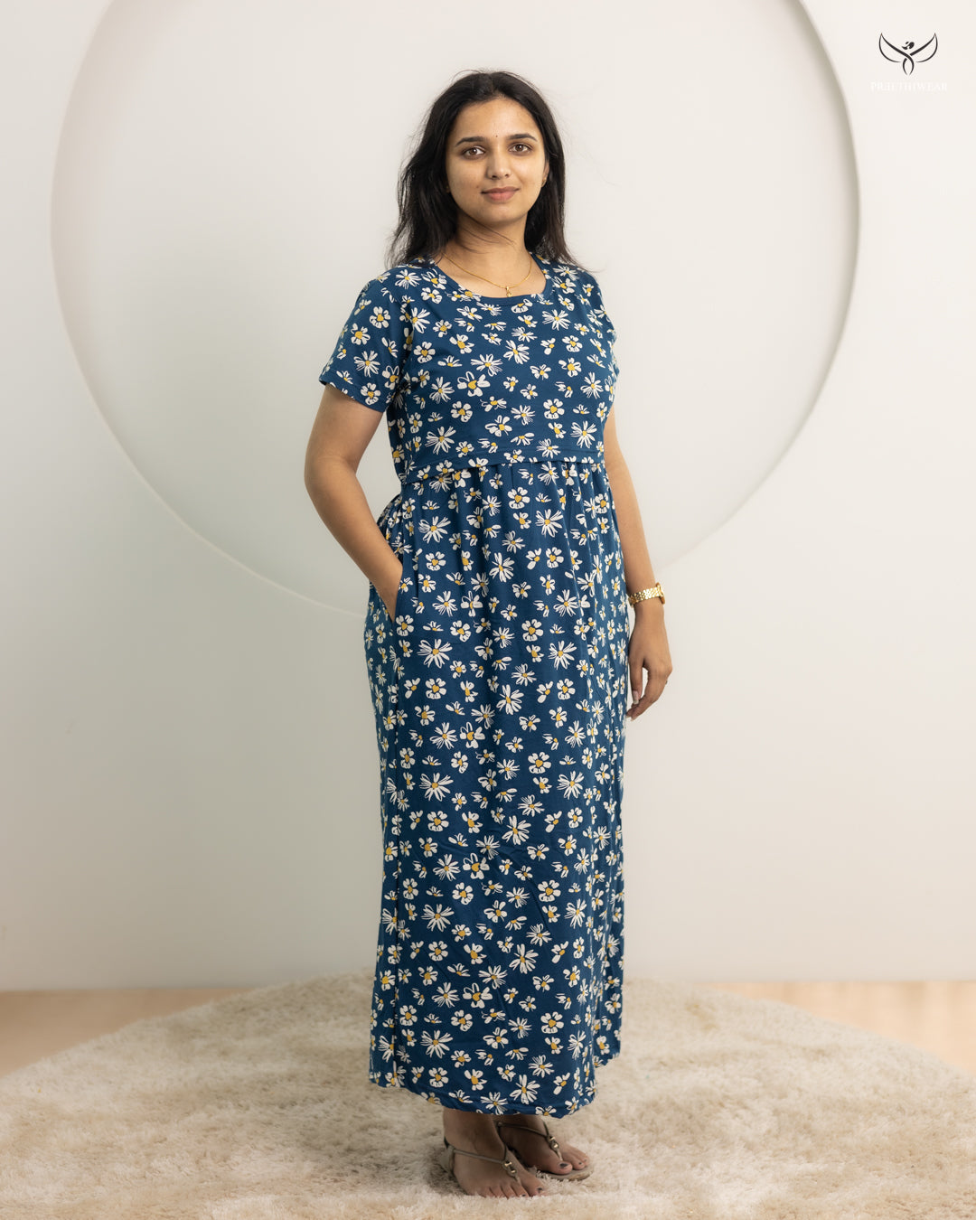 Yavira SoftCotton Full Length Maternity Loungewear
