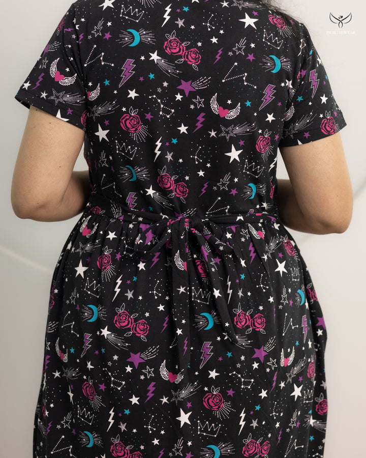 Nihal SoftCotton Full Length Maternity Loungewear