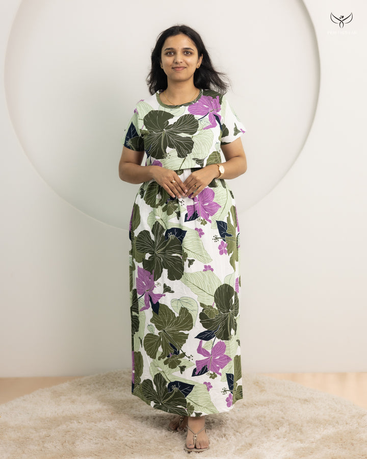 Berlin Thick Cotton Full Length Maternity Loungewear