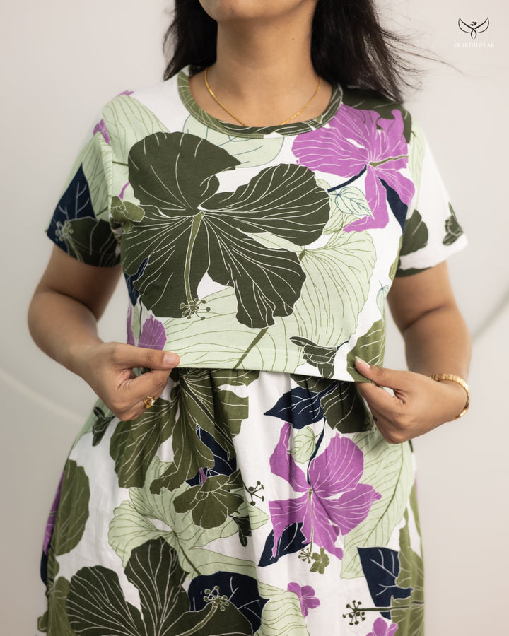 Berlin Thick Cotton Full Length Maternity Loungewear