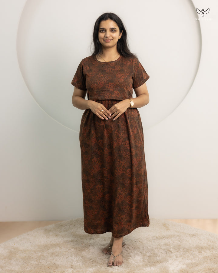 Nishara SoftCotton Full Length Maternity Loungewear