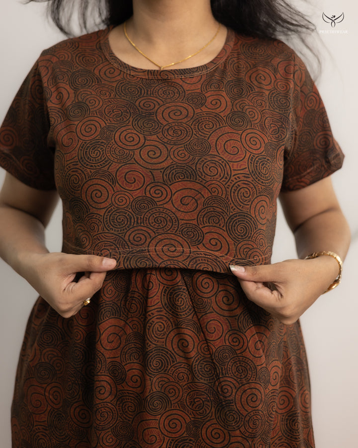 Nishara SoftCotton Full Length Maternity Loungewear