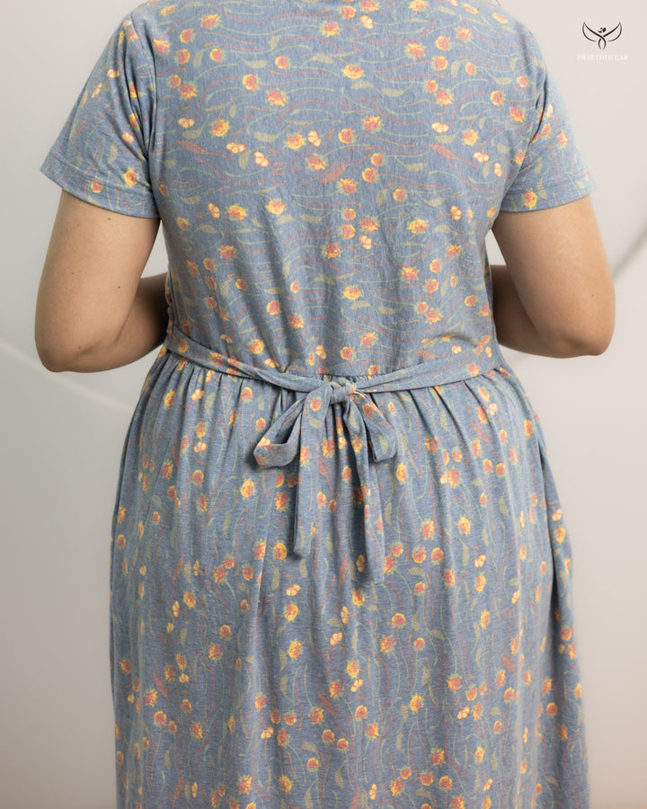 Irene1 SoftCotton Full Length Maternity Loungewear