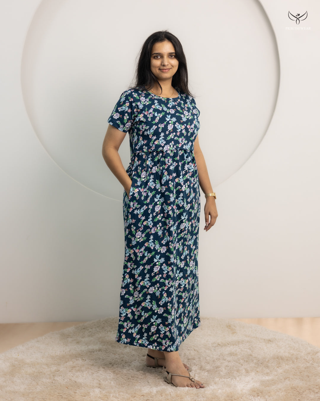 Neysa SoftCotton Full Length Maternity Loungewear