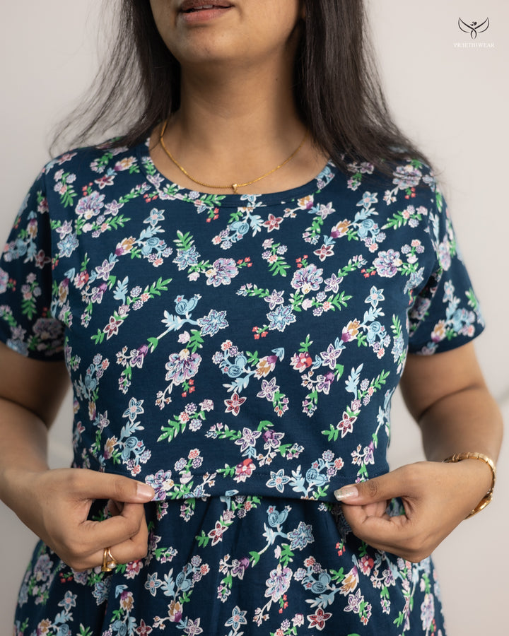 Neysa SoftCotton Full Length Maternity Loungewear