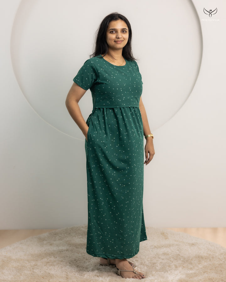 Mazhil SoftCotton Full Length Maternity Loungewear