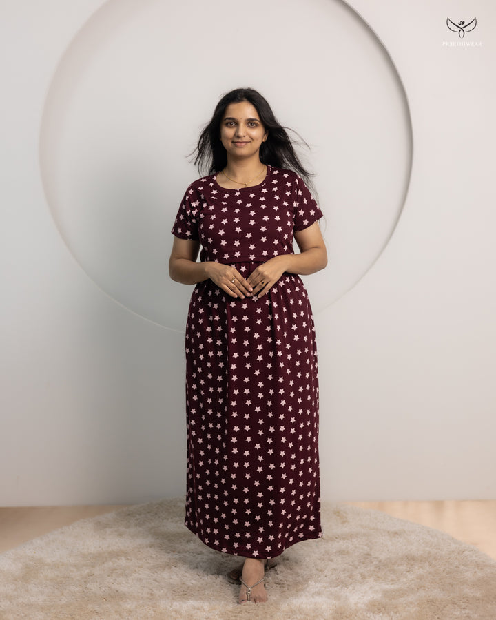 Alisha SoftCotton Full Length Maternity Loungewear