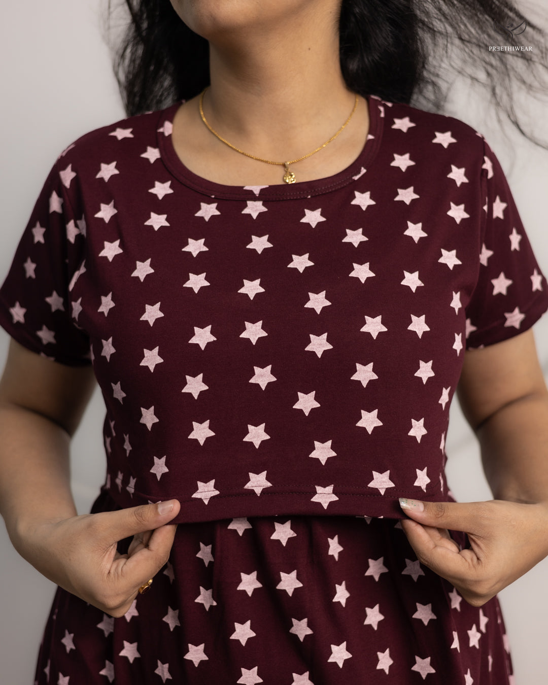 Alisha SoftCotton Full Length Maternity Loungewear