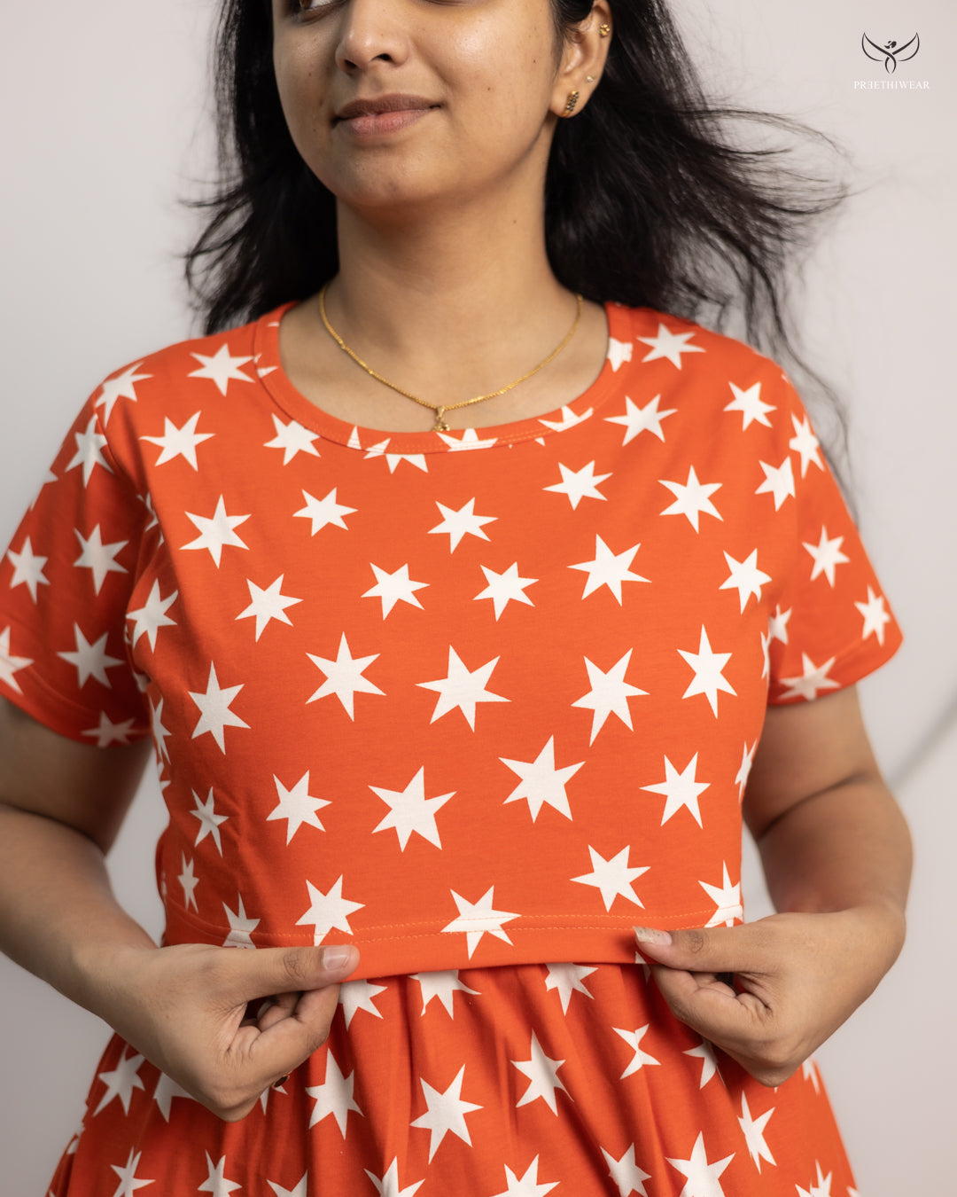 Aarya Thick Soft Cotton Full Length Maternity Loungewear