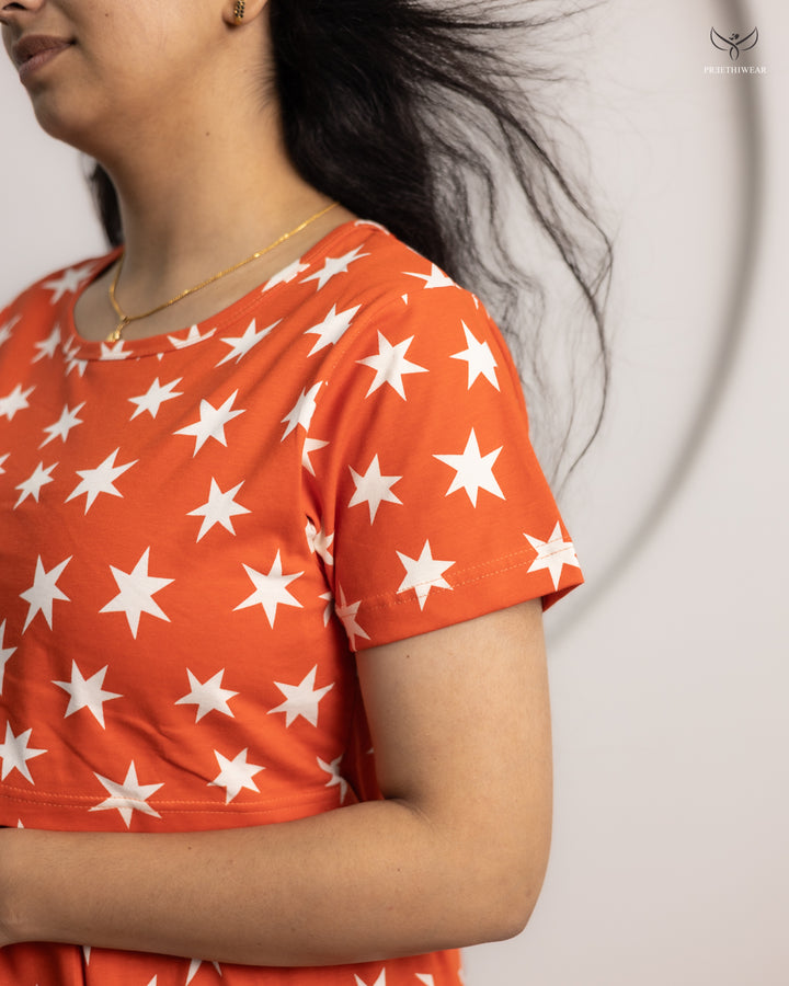 Aarya Thick Soft Cotton Full Length Maternity Loungewear