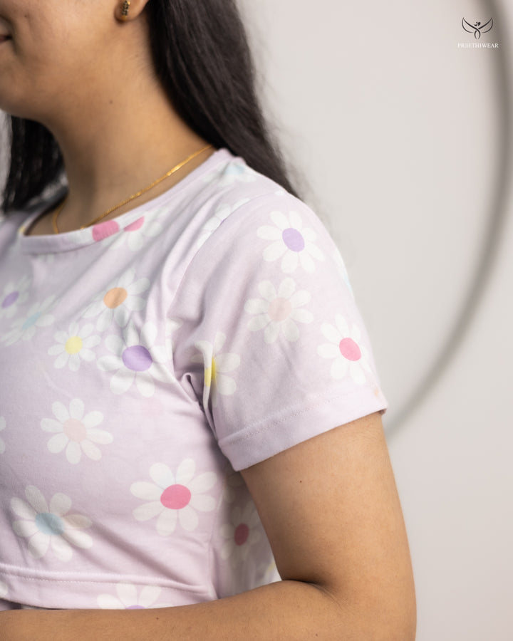 Sarna SoftCotton Full Length Maternity Loungewear