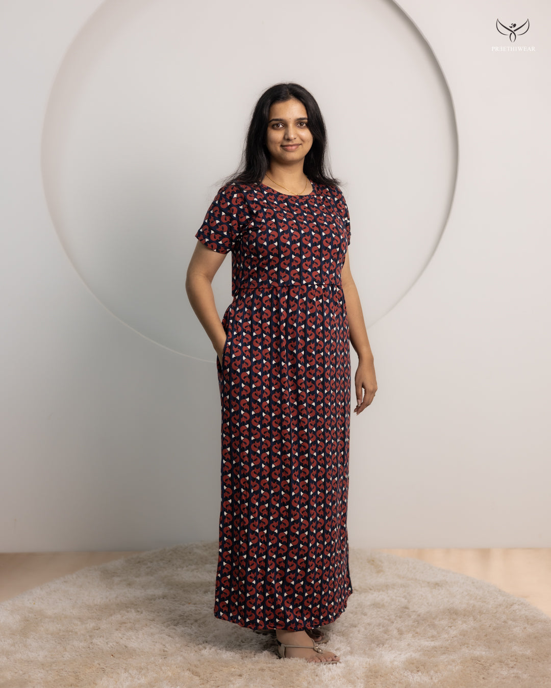Jenifer2 SoftCotton Full Length Maternity Loungewear