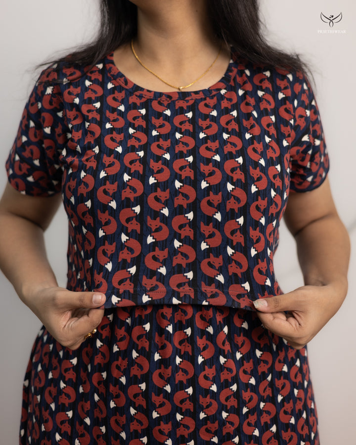 Jenifer2 SoftCotton Full Length Maternity Loungewear